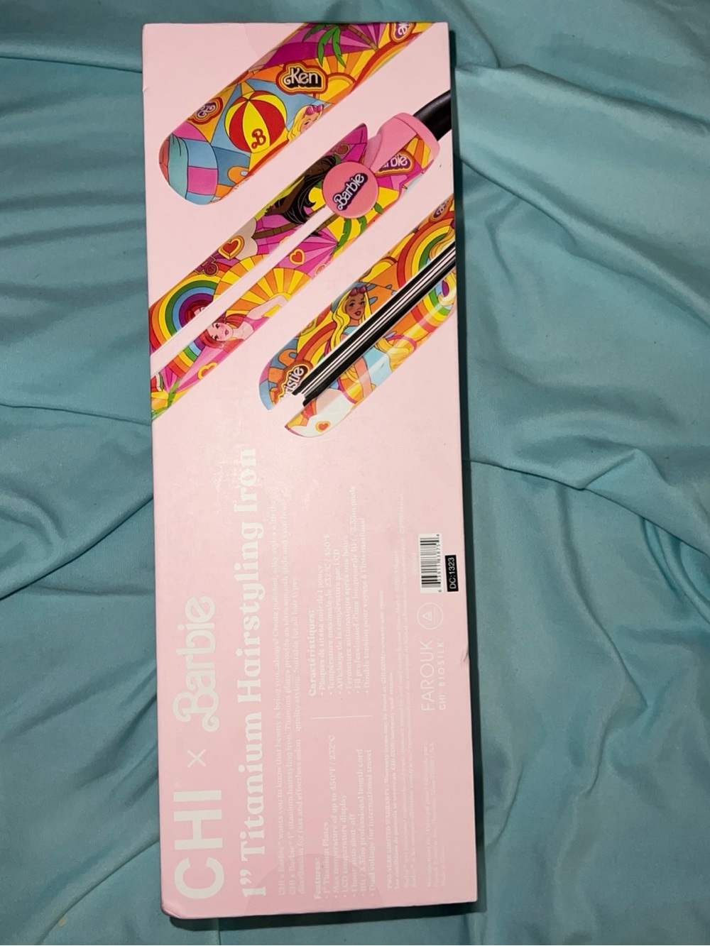 CHI x Barbie 50th Anniversary Collection 1"Titanium Flat Iron —Pink Limited Ed
